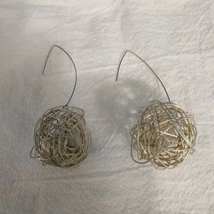 Sterling Silver hanging earrings